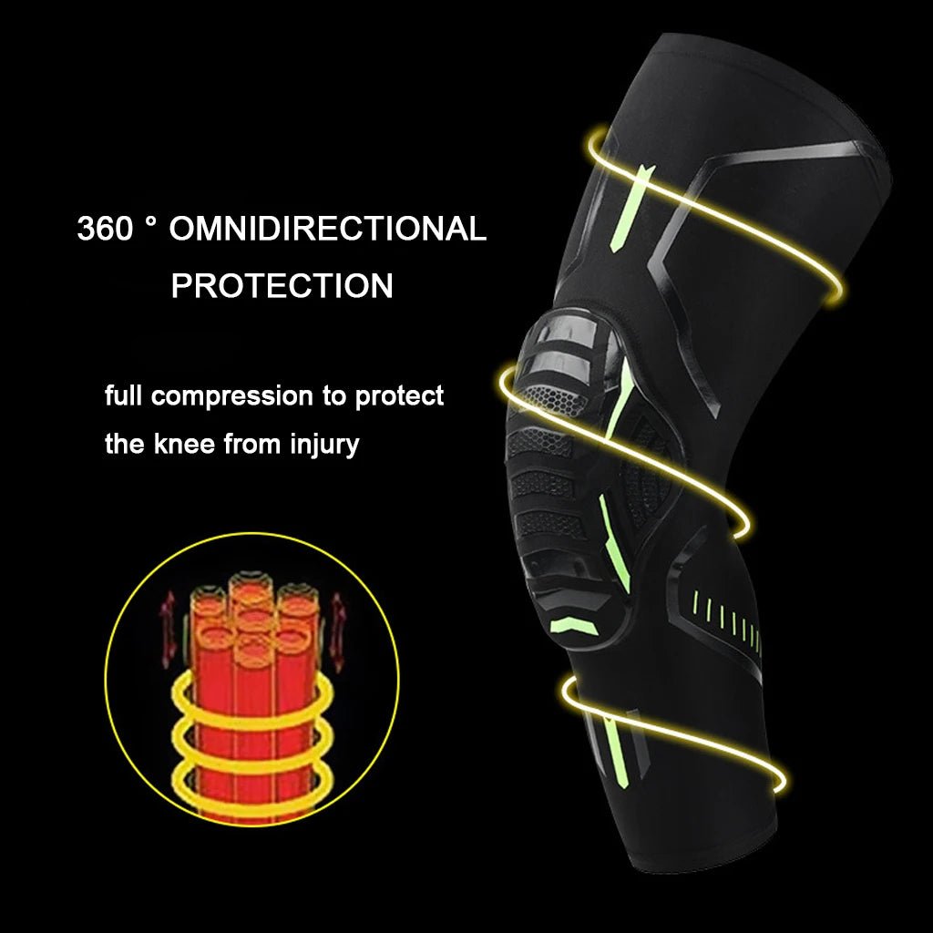 1 Piece Basketball Kneepads Compression Sleeve Foam Volleyball Knee Pad Protector Fitness Gear Sports Training Support Bracers