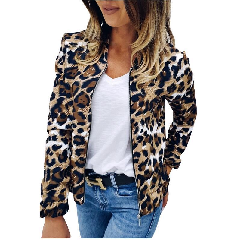 Fashion Leopard Loose Explosion Jacket XL