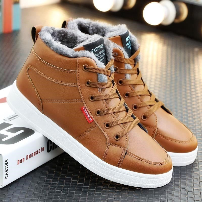 Gorgeous Men's Casual Thickened Autumn Winter Boots Shoes Female 2023 Khaki 43