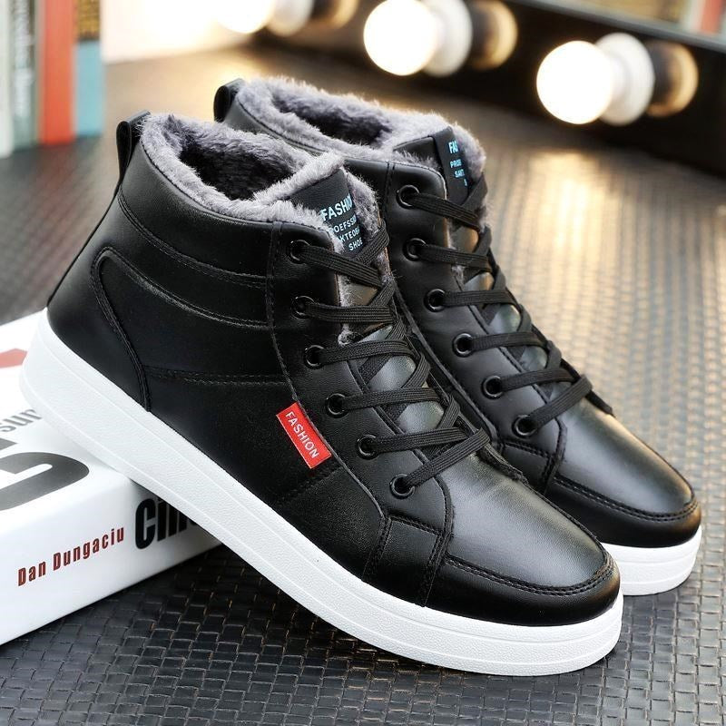 Gorgeous Men's Casual Thickened Autumn Winter Boots Shoes Female 2023 Black 39