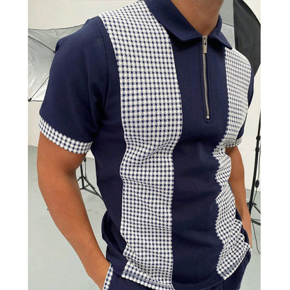 Cute Men's Solid Polo Summer Top Shirts 2023 13Style XL