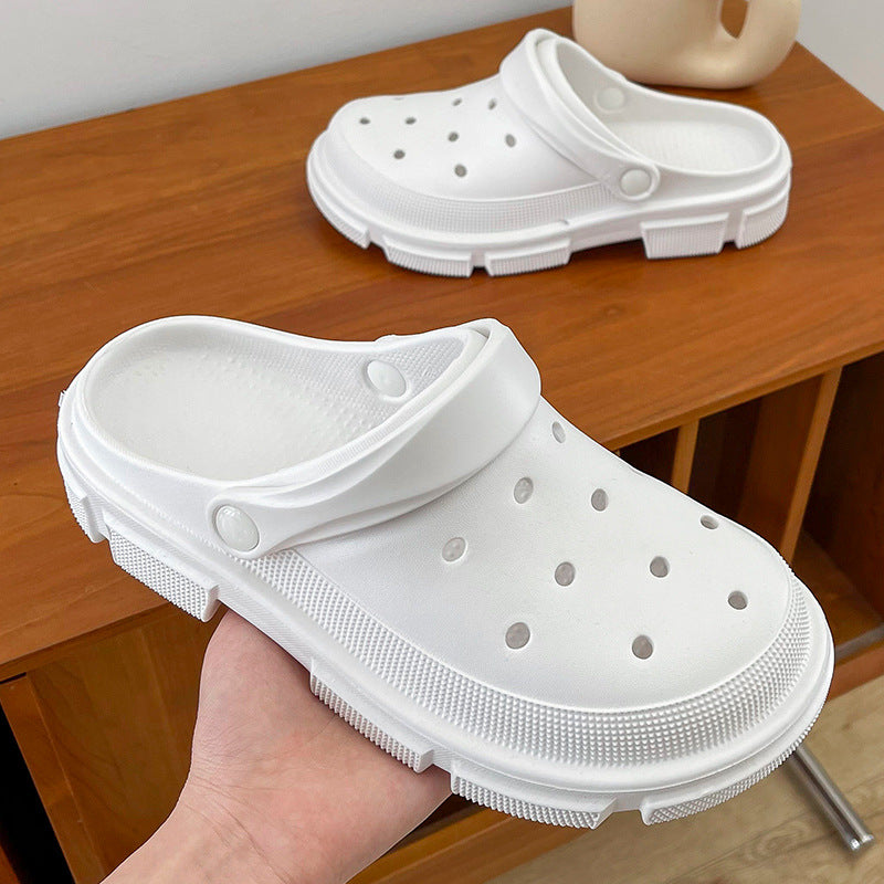 Outdoor Summer Women Men Sandals Beach Slippers Garden Clogs Shoes White 36to37