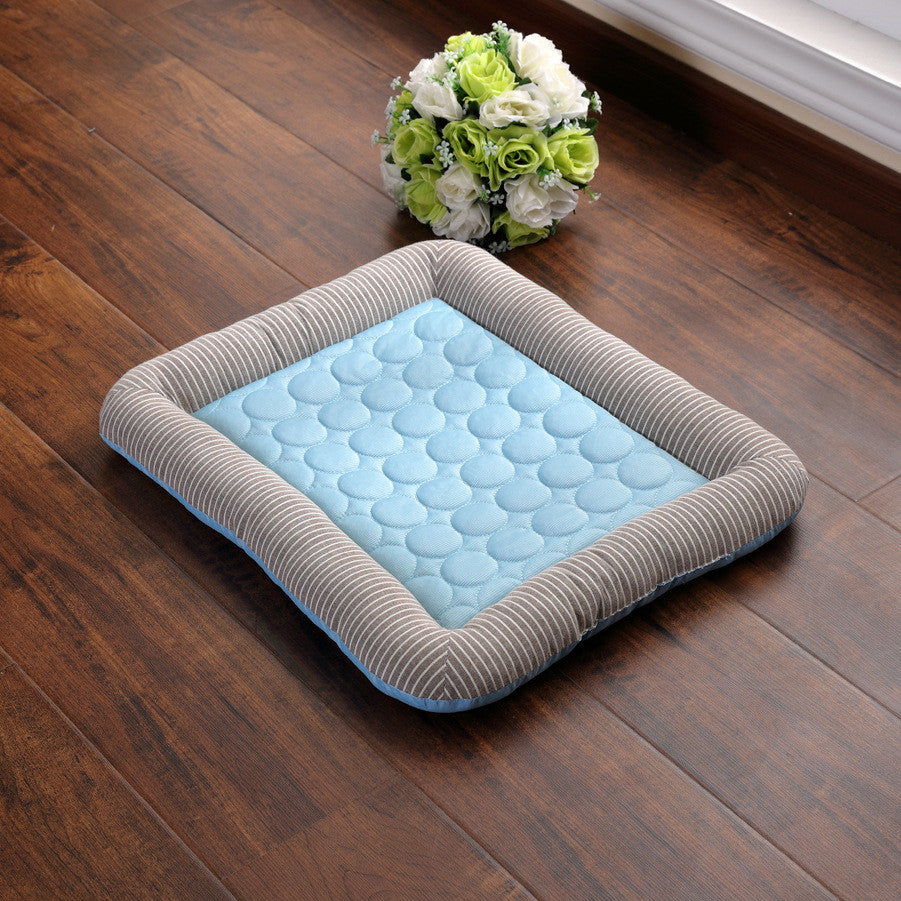 Pet Cooling Pad Bed For Dogs Cats Puppy Kitten Cool Mat Breathable Silk Material