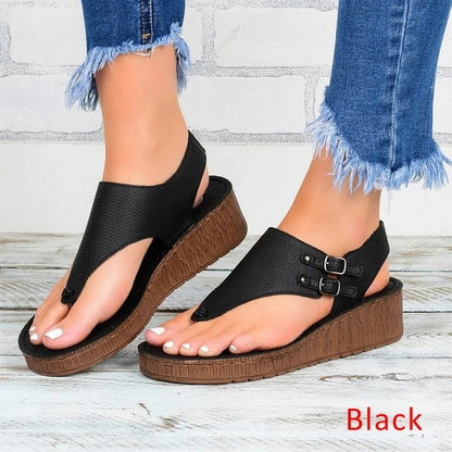 Women's Casual Summer Beach Outdoor Sanda Black 35