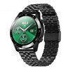 Heart Rate Monitoring Bluetooth Call Sports Smart Watch Men Black steel belt