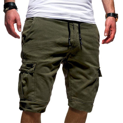 Men Casual Jogger Sports Cargo Shorts Military Combat Workout Gym Shorts Green 2XL