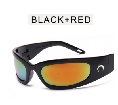 Elegant Women's Millennium Style Sports Cycling Glasses Red