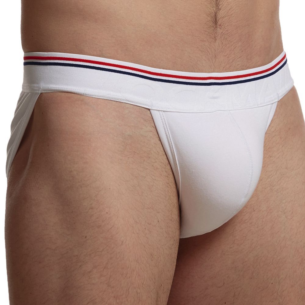 Men's Cotton Sweat-absorbing High Fork Briefs 376white 2XL