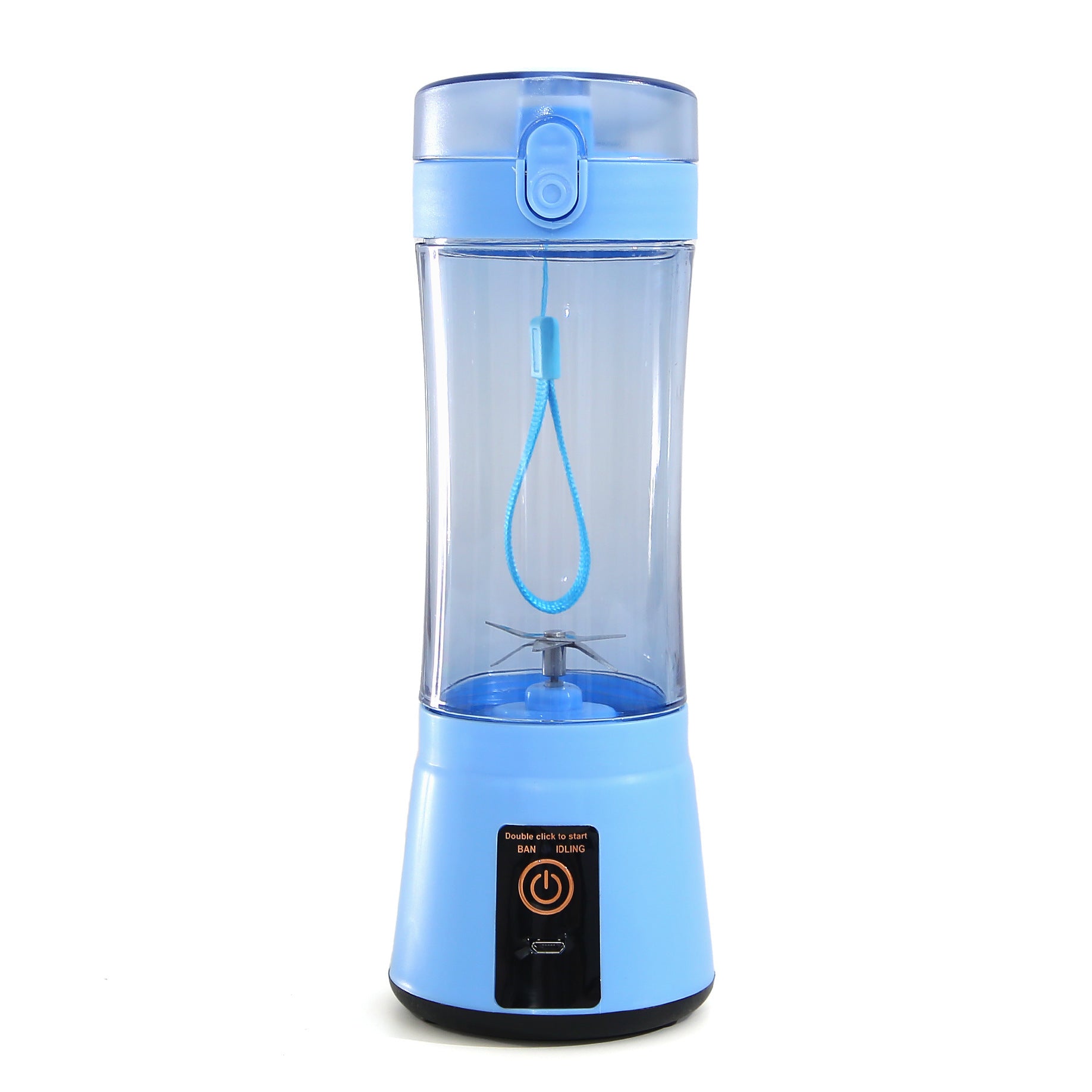 Portable Blender Portable Fruit Electric Juicing Cup Kitchen Gadgets Blue USB