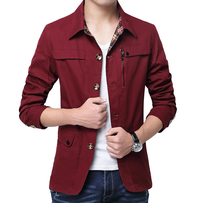 Gorgeous Men's Slim Thin Jacket