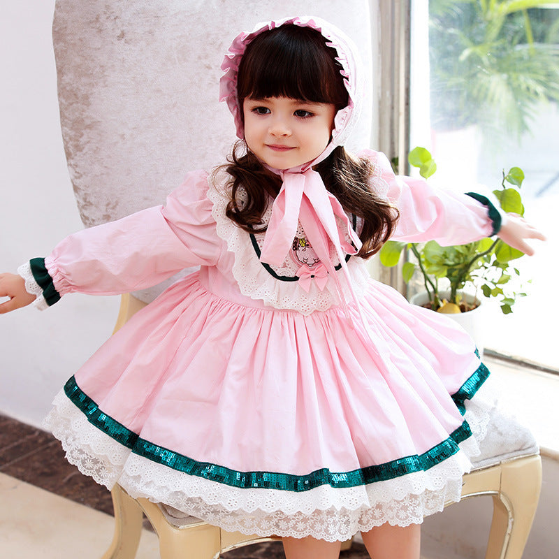 Girls Summer Princess Dress Children Dress A 100cm