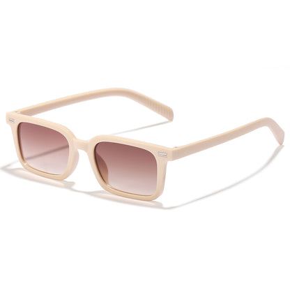 Men's And Women's Fashion UV Protection Sunglasses Beige Tea