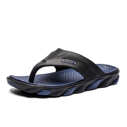 Outdoor Non-Slip Sandals And Slippers Casual Men Black blue 40