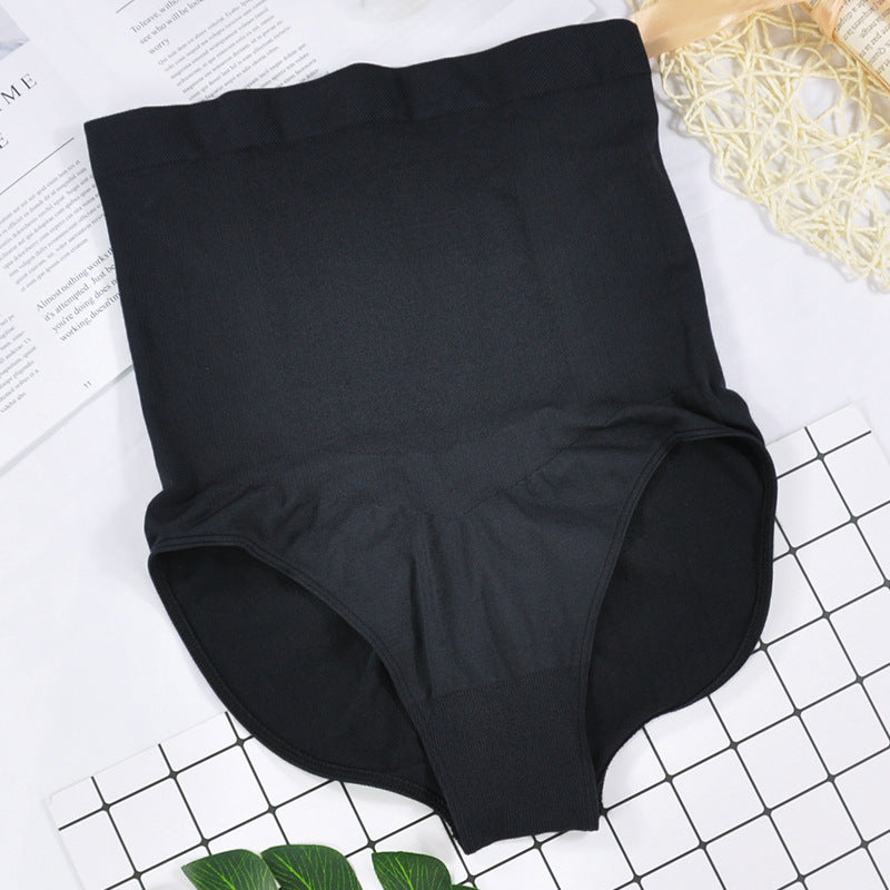 High-Waisted Ladies Triangle Seamless Waist Pants Black1pc XL XXL