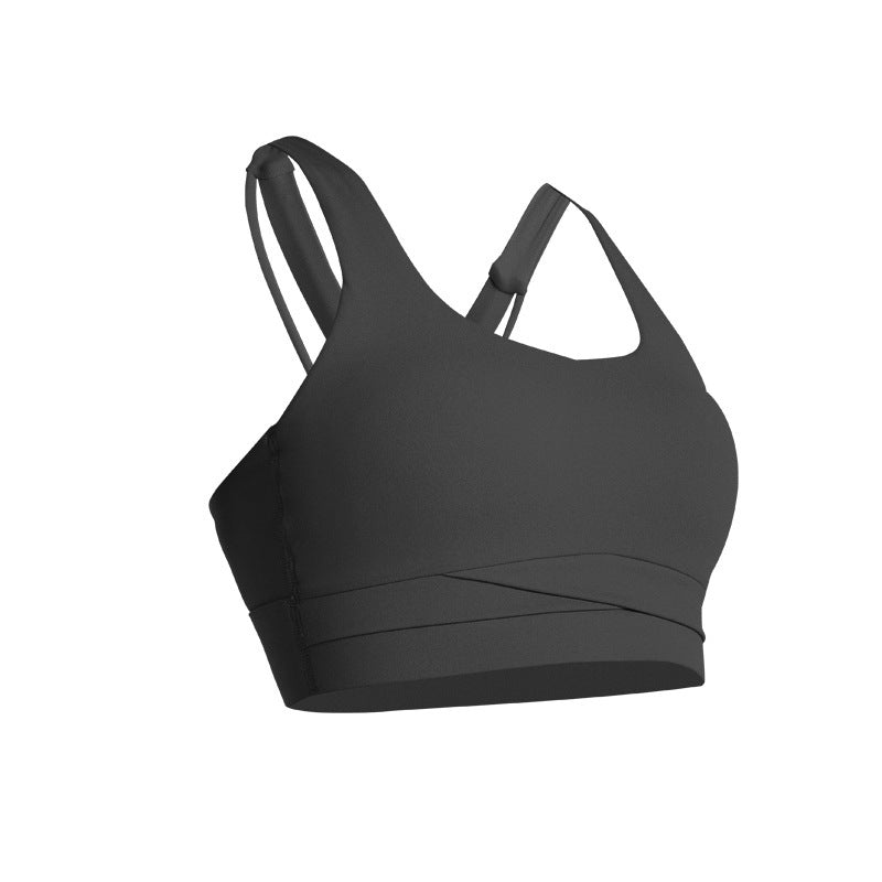 Cross Fitness Sports Underwear Women's Underwear Detachable Bra Underwear Black L