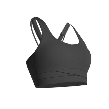 Cross Fitness Sports Underwear Women's Underwear Detachable Bra Underwear Black L