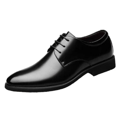 Mazefeng Top Quality Men's Wedding Office Shoes Black 38