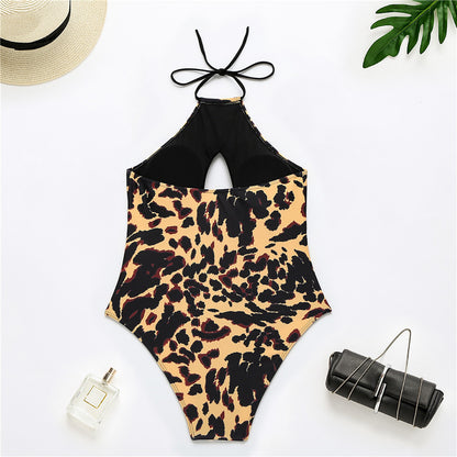 Foreign Trade Swimwear Women's Swimwear Leopard L