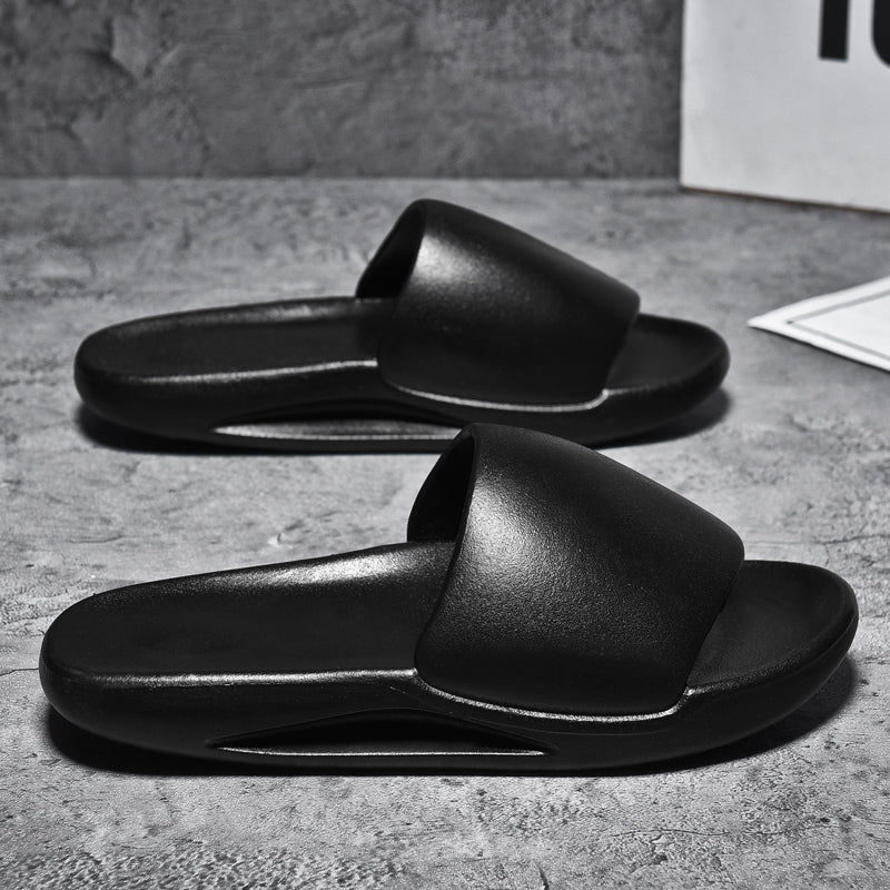 Fashionable Casual Slippers For Men Black 39