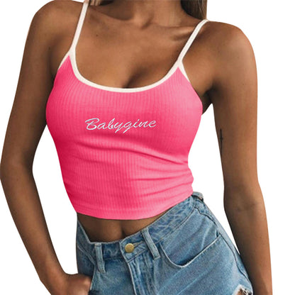 Comfy Female Women's Pink Camisole Top Pink L