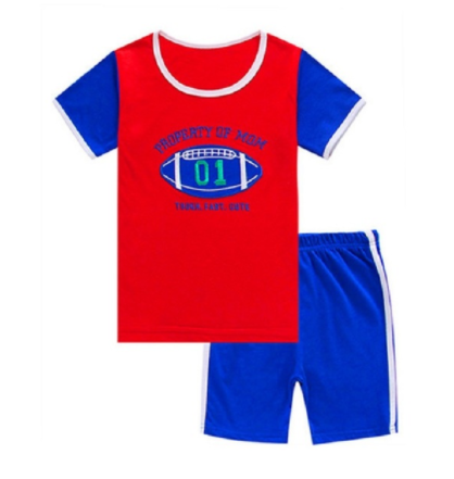 Children's Clothes Suits Summer Clothes for Boys Male Rugby 2Y7Y1 hand6sets