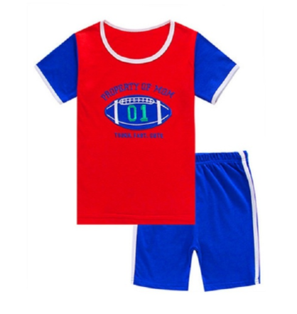 Children's Clothes Suits Summer Clothes for Boys Male Rugby 6y120cm