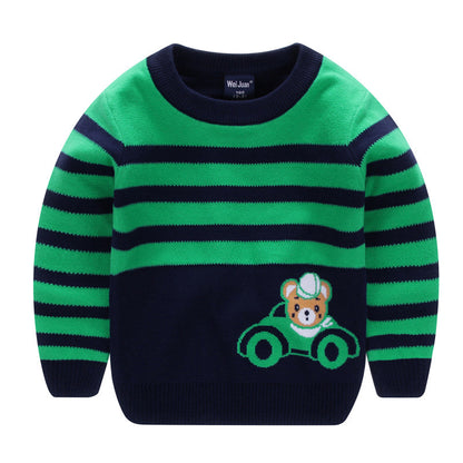 Elegant Boy's Girl's Children Cartoon Comfortable Sweater