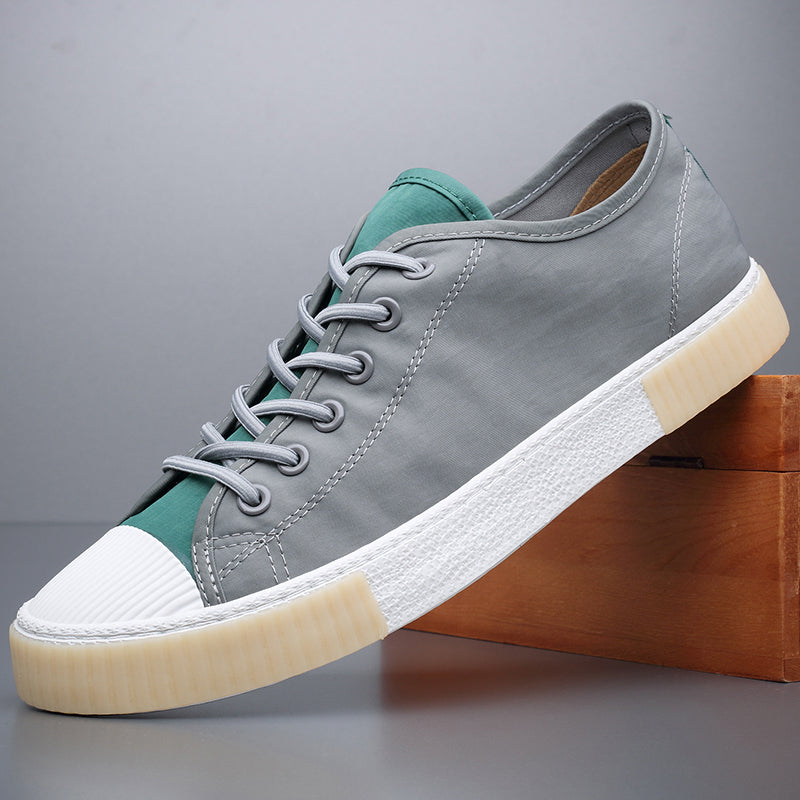 Cute Men's Casual Breathable Shoes Sneakers Grey green 39