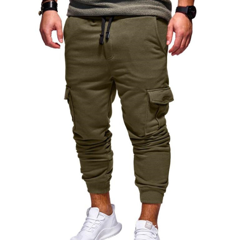 Cute Men's Urban Sweatpants Jogger Army Green 3XL