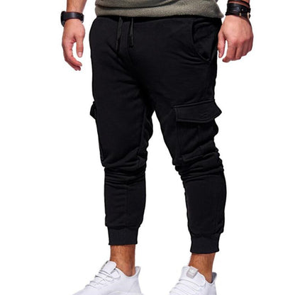 Cute Men's Urban Sweatpants Jogger Black 3XL