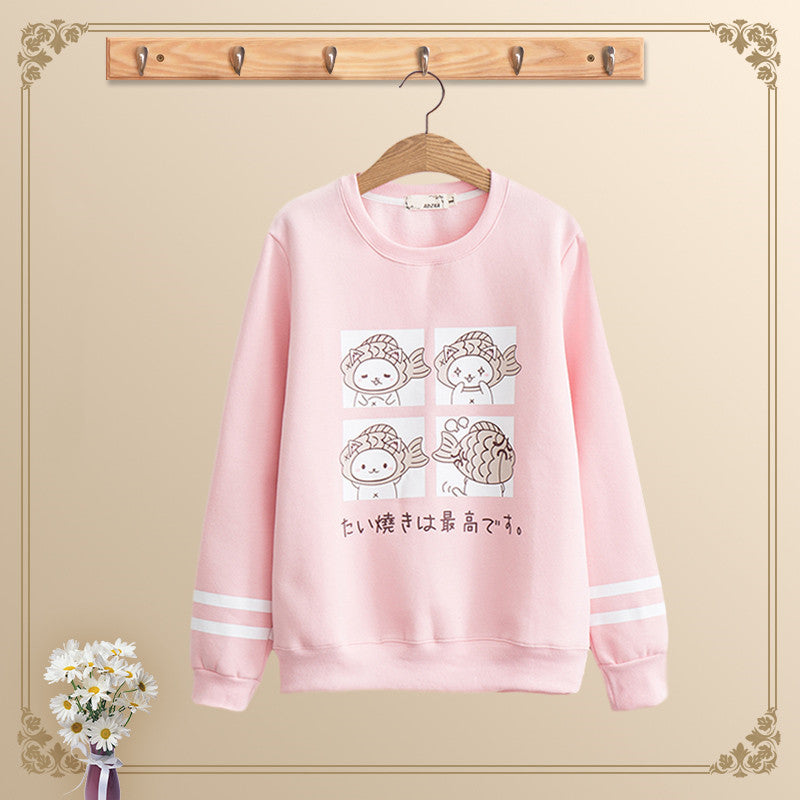 Lovely Women's Autumn Winter Warm Sweater Pink L