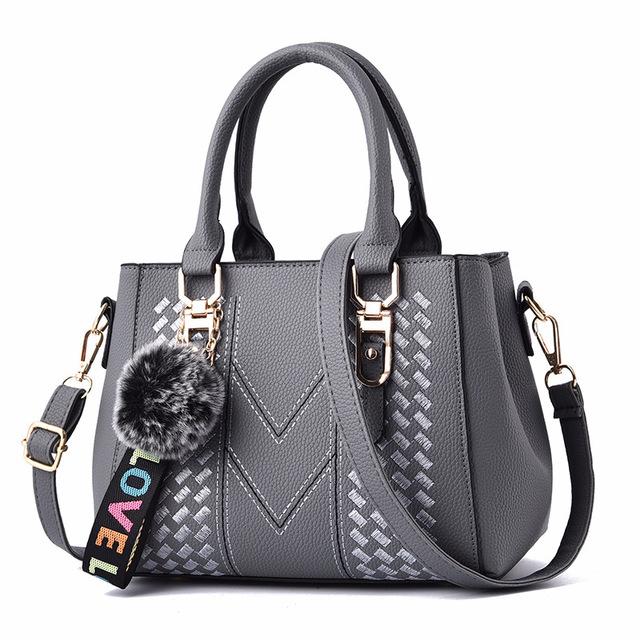 Lovely Women's Fashion Lady Handbag Grey