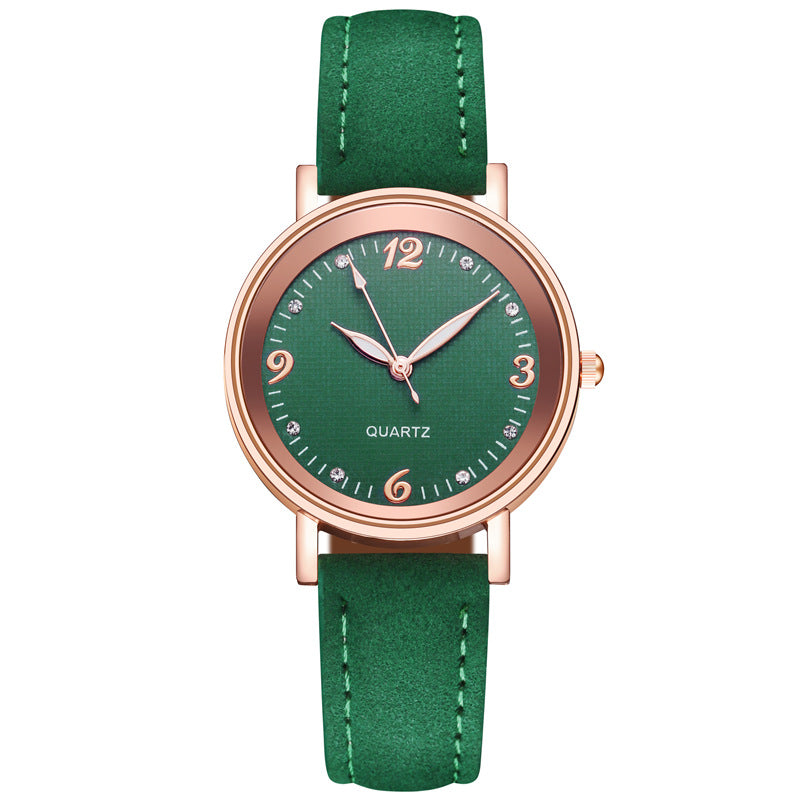 Lovely Women's Fashionable Glow In The Dark Wrist Watch Green