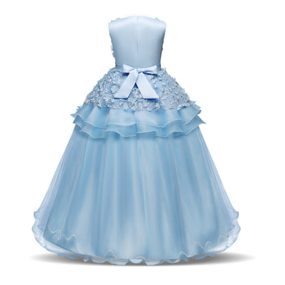 Lovely Teenage Girls Children's Party Wedding Dress