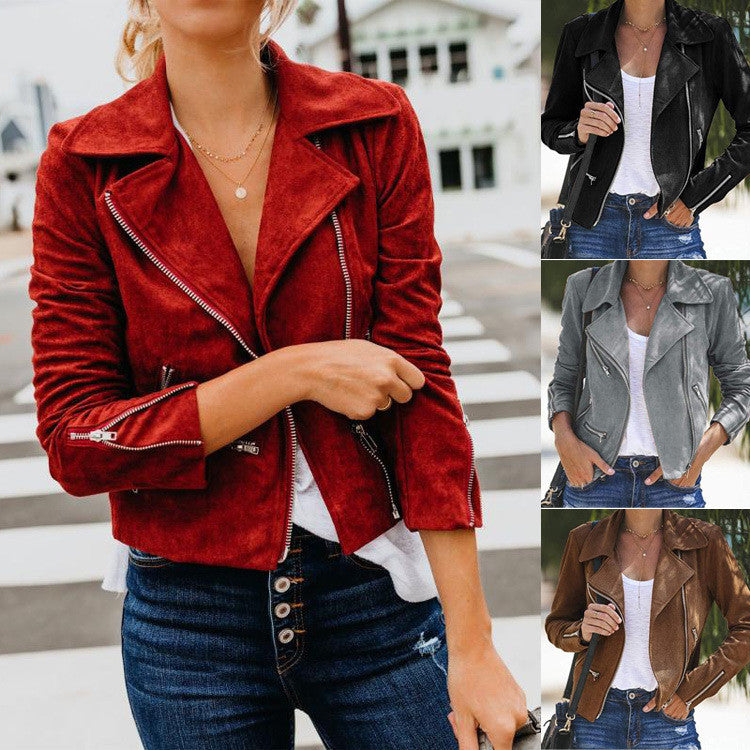 Women's fall winter short jacket jacket