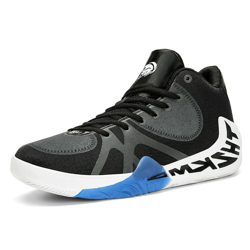 Lovely Women's Casual Couple Graffiti Sneakers Basketball Shoes Black blue 36