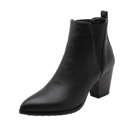 Women Shoes Winter Ankle Boots Black 32