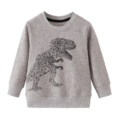 Boys Casual Urban Long-sleeved Sweater Top Style9045 2T