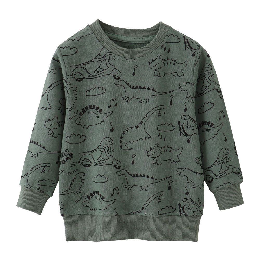 Boys Casual Urban Long-sleeved Sweater Top Style9175 2T