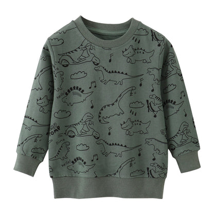 Boys Casual Urban Long-sleeved Sweater Top Style9175 7T