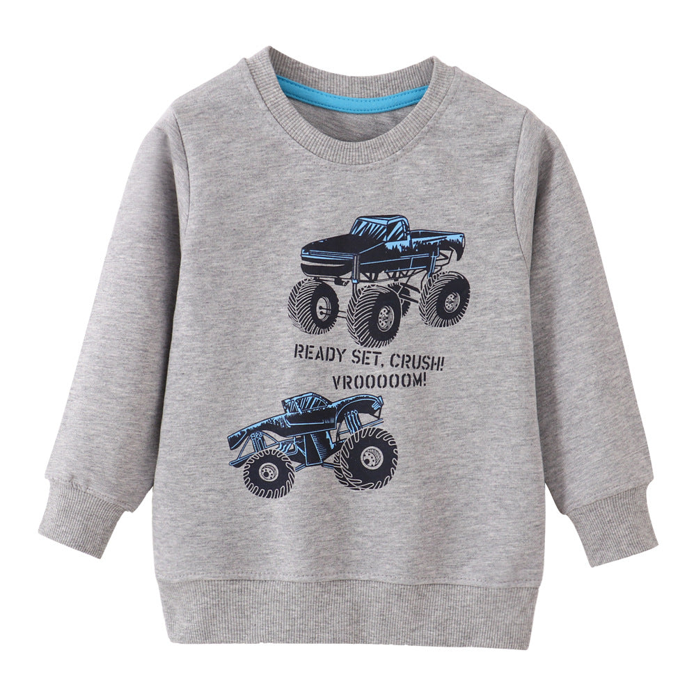 Boys Casual Urban Long-sleeved Sweater Top Style9188 2T