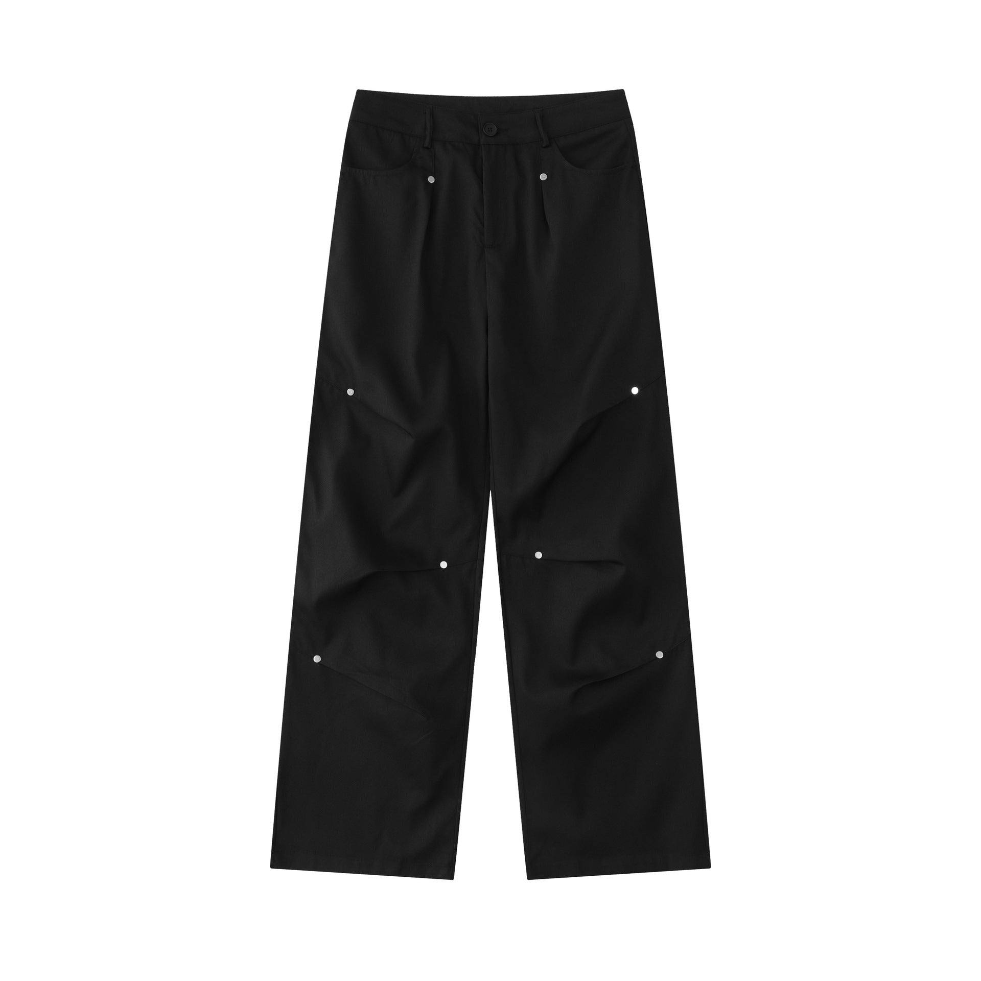 Lovely Women's American Sports Paratrooper Trouser Pants Fashion Brand Cargo Pants Men Black L