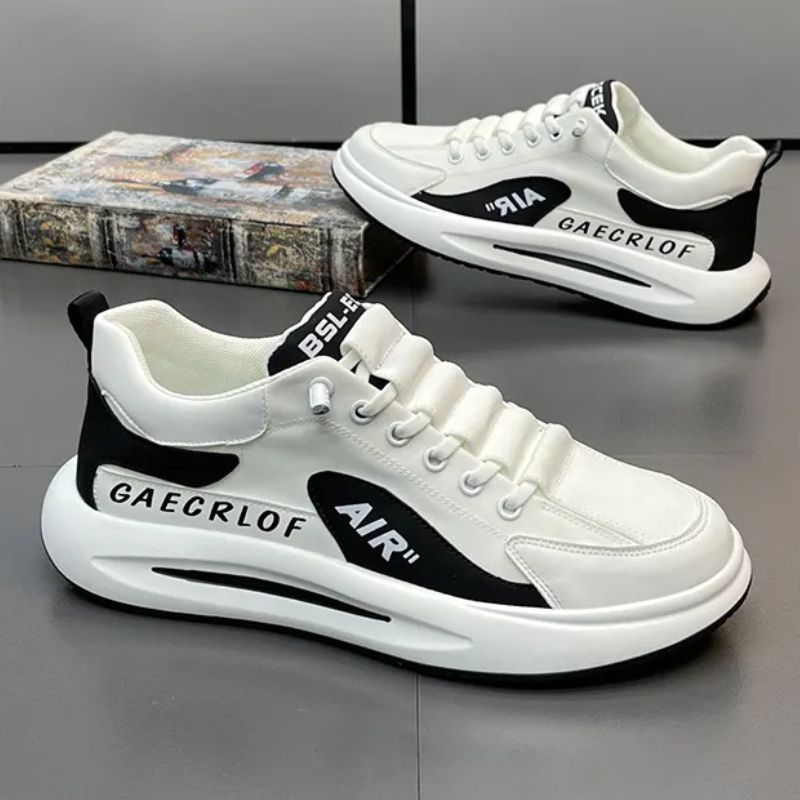 Cute Men's Fashion Slip-on Flats Casual Lazy Shoes Student Walking Sports Sneakers White Black Size40