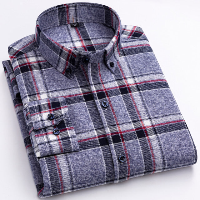 Cute Men's Casual Long Sleeve Shirt C 38