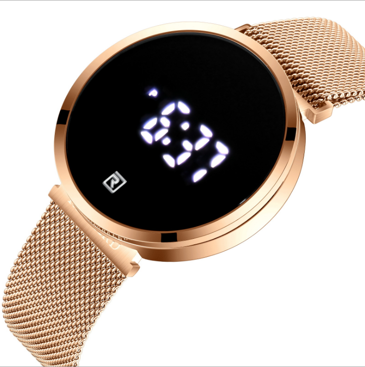 Digital Men's Women's Watch Unisex Watch Sport Digital Wrist Watch for Luxury Men Watches Rose Gold