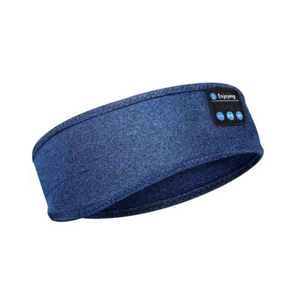 Wireless Bluetooth Sleeping Headphones Headband Thin Soft Elastic Comfortable Blue