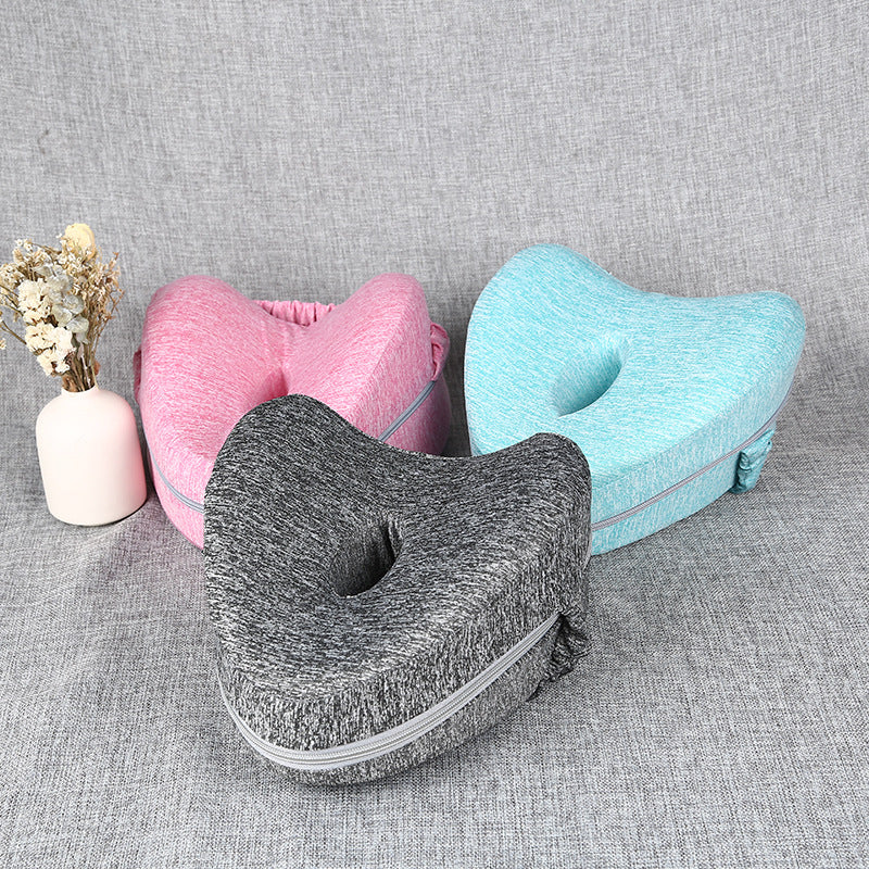 Heart-Shaped Memory Foam Leg Pillow Beautiful Leg Pillow Set