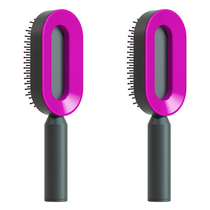 Hair Brush For Women One-key Cleaning Hair Loss Airbag Scalp Comb Hairbrush Set M