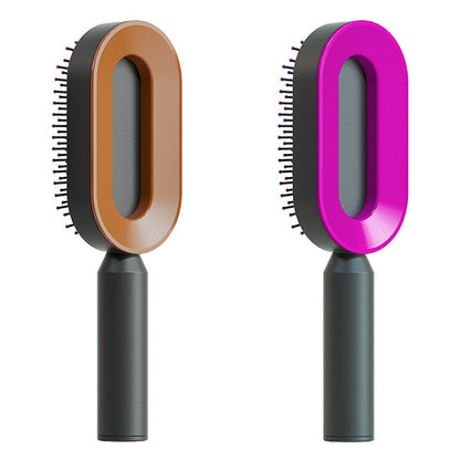 Hair Brush For Women One-key Cleaning Hair Loss Airbag Scalp Comb Hairbrush Set O