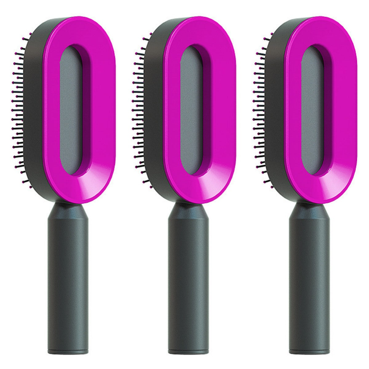 Hair Brush For Women One-key Cleaning Hair Loss Airbag Scalp Comb Hairbrush Set S